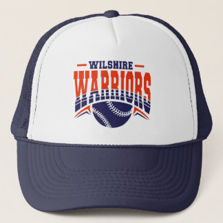 Wilshire Warriors Navy Baseball Logo キャップ