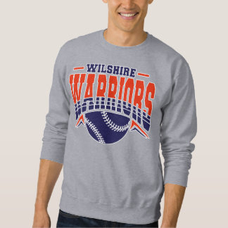 Wilshire Warriors Navy Baseball Logo スウェットシャツ