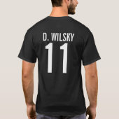 Wilskyの分隊のワイシャツ11 Tシャツ (裏面)