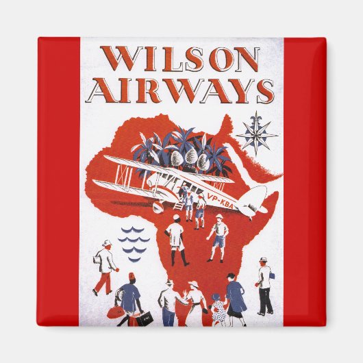 Wilson Airways ~アフリカ マグネット (正面)
