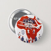 Wilson Airways ～アフリカ 缶バッジ (正面&裏面)