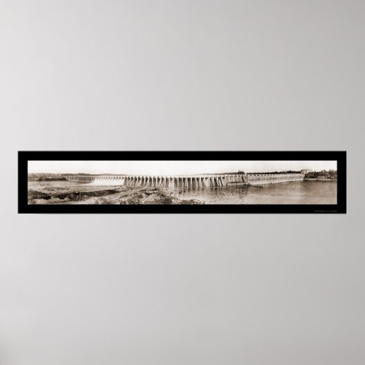 Wilson Dam Tenn River写真1926 ポスター (正面)