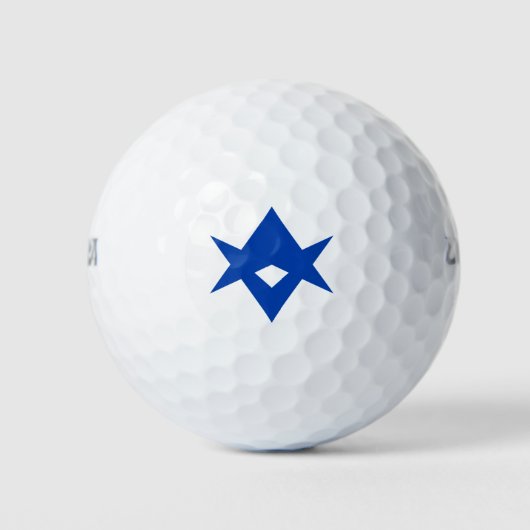 Wilson Golf Ball with flag of Toyota City ゴルフボール (正面)