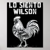 Wilson lo siento  ポスター (正面)