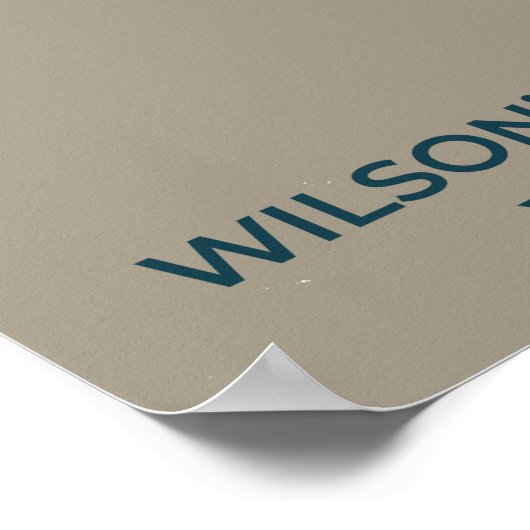 Wilson’s Warbler Migration Map – Minimalist ポスター (角)