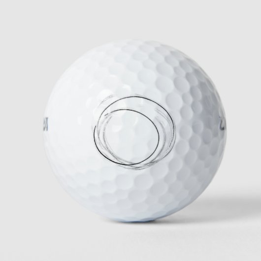WILSON ULTRA DISTANCE ゴルフボール (正面)