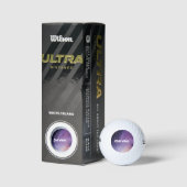 Wilson Ultra Distance ゴルフボール - Chill Vibes デザイン (パッケージ)