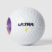 Wilson Ultra Distance Golf Ball-Chill Vibes Design ゴルフボール (ロゴ)