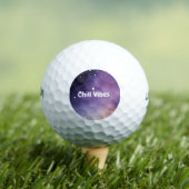 Wilson Ultra Distance Golf Ball-Chill Vibes Design ゴルフボール (インサイチュ 木)