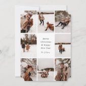 Wilson's Family Holiday Cardを使用したメリークリスマス シーズンカード (正面)