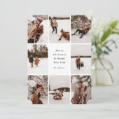 Wilson's Family Holiday Cardを使用したメリークリスマス シーズンカード (スタンド正面)