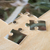 Wilted Rudbeckia花の朝霜の写真 ジグソーパズル (側面)