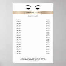 Wimpern Augenbrauenポスター