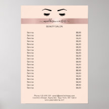 Wimpern Augenbrauenポスター