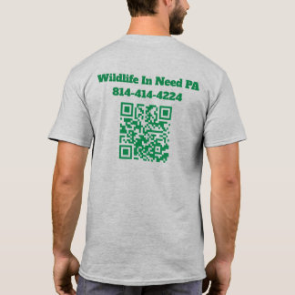 WINロゴ入りメンズTシャツ(背面QRコード付き) Tシャツ