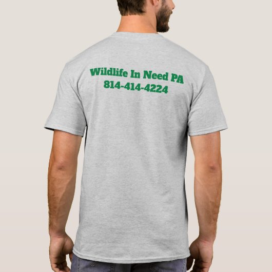 WINロゴ メンズTシャツ (カラー選択可) Tシャツ (裏面)