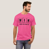 WIN定期テーブルデザイン – サイエンスギフト Tシャツ (正面フル)
