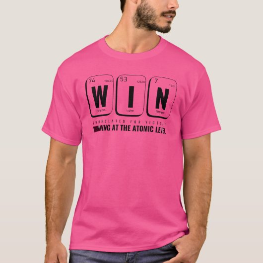 WIN定期テーブルデザイン – サイエンスギフト Tシャツ (正面)