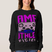 WIN GAMES WITH RUTHLESS EFFICIENCY  Gaming スウェットシャツ (正面)