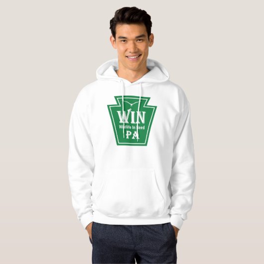 WIN logo hoodie パーカ (正面フル)