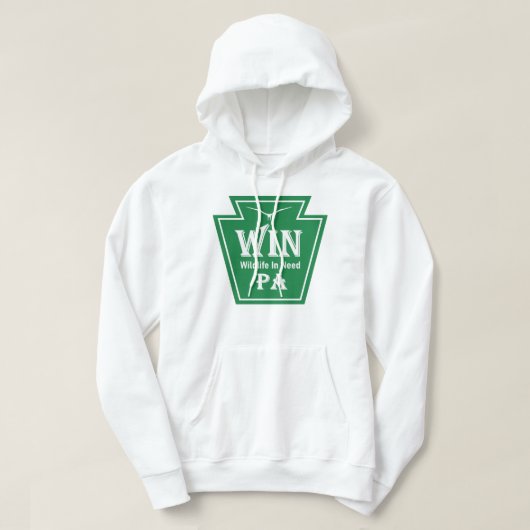 WIN logo hoodie パーカ (デザイン正面)