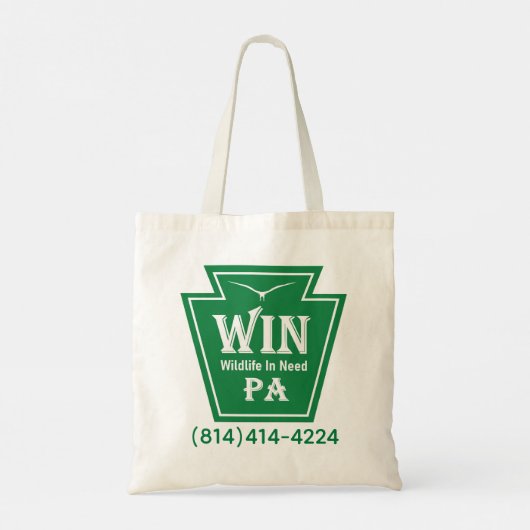 WIN logo tote トートバッグ (裏面)
