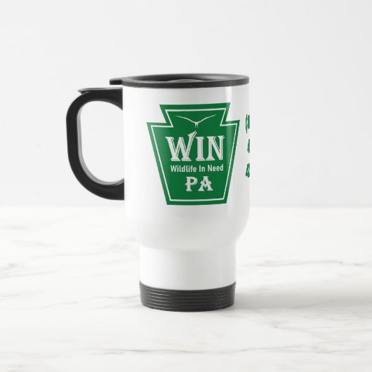 WIN Logo Travel Mug トラベルマグ (左)