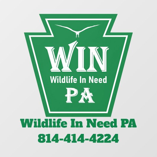 WIN Logo Window Cling ウィンドウサイン (シート)