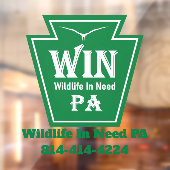 WIN Logo Window Cling ウィンドウサイン (シート2)