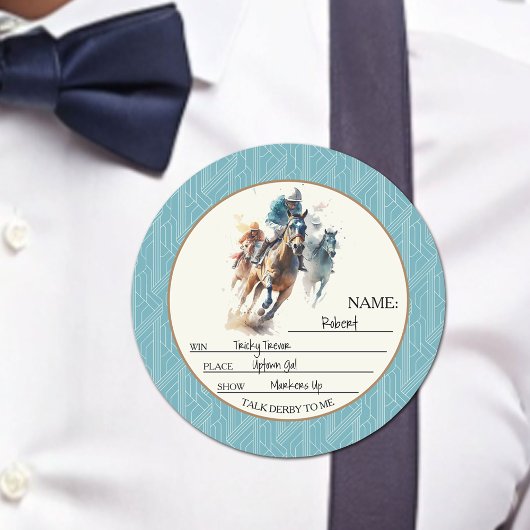 Win Placeゲスト名を表示 ラウンドシール