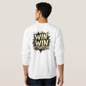 Win-Winの状況Tシャツ スウェットシャツ (裏面フル)