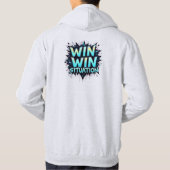 Win-Winの状況Tシャツ パーカ (裏面)