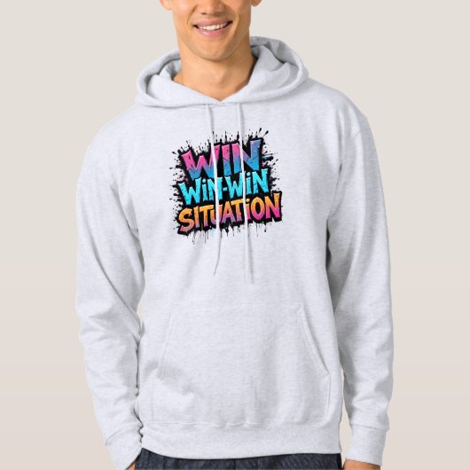 Win-Winの状況Tシャツ パーカ (正面)
