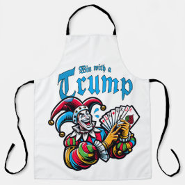 Win With A Trump - Gewinne mit einem Trumpf エプロン