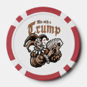 Win With A Trump - Gewinne mit einem Trumpf ポーカーチップ (裏面)