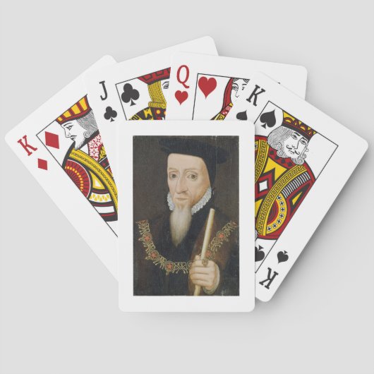 WincheのウィリアムPowlettの(1475-1572年の)第1侯爵 トランプ (裏面)