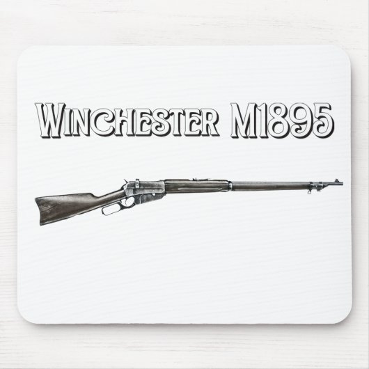 Winchester M1895 lever action rifle  マウスパッド (正面)