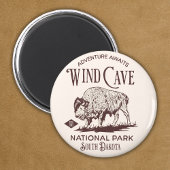 Wind Cave National Park Gift for nature Lovers マグネット
