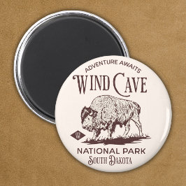 Wind Cave National Park Gift for nature Lovers マグネット