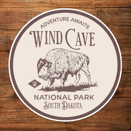 Wind Cave National Park South Dakota シール