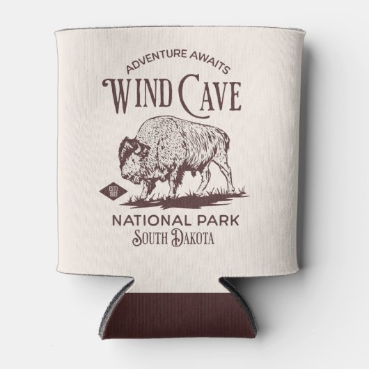 Wind Cave National Park - South Dakota 缶クーラー (正面)