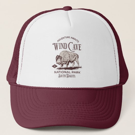 Wind Cave National Park South Dakota Since 1903 キャップ (正面)