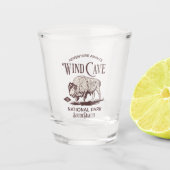 Wind Cave National Park South Dakota Since 1903 ショットグラス (正面)