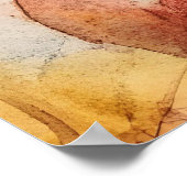 Wind chimes suspended from a flowering branch.  ポスター (角)