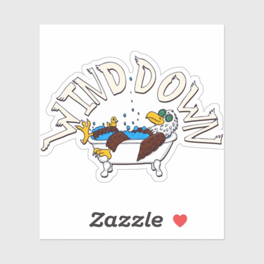 Wind Down Eagle シール (シート)