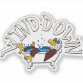 Wind Down Eagle シール (正面)