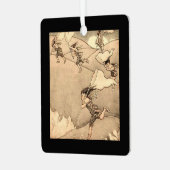 Wind Faeries Catching Wind  メタルオーナメント (正面左)