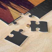 Wind in My Jowls :バイクに乗るブルドッグ ジグソーパズル (側面)