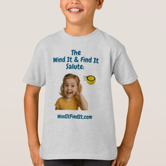 Wind It & Find It の敬礼 Tシャツ (正面)