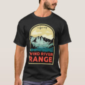 Wind River Range Mountains Wyoming Tシャツ (正面)